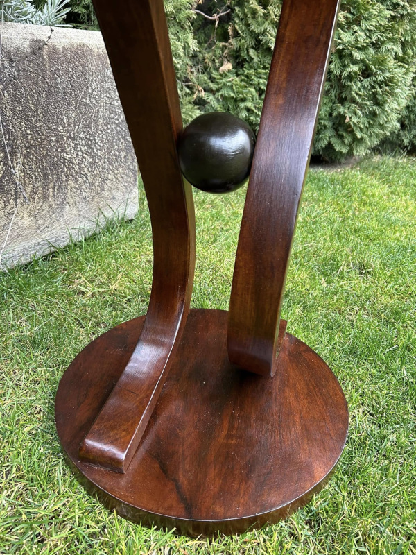 S45 -Dizajnový Art DECO stolík Zreštaurovaný - Cena 590€ 3