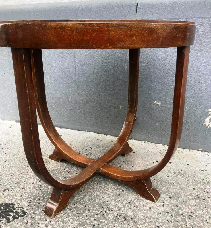 S20 - Art deco stolík s ohýbaného dreva - Cena 490€ 4