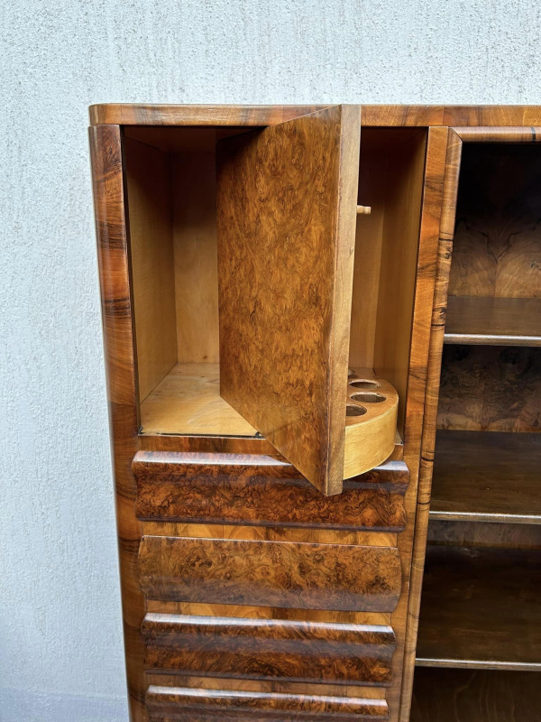 České art DECO Kabinet / sekretár / bar + malý príborník - Cena spolu 1440€. 6