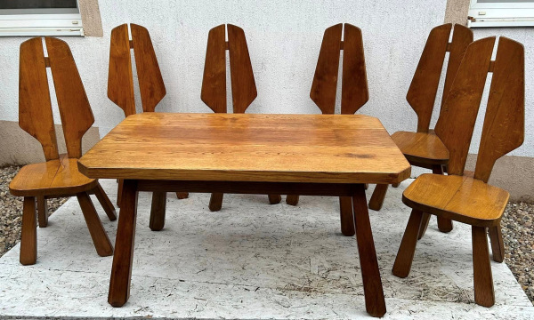 Dizajnové sedenie v štýle “Brutalist" r.1970 (moderna) - cena dohodou 5