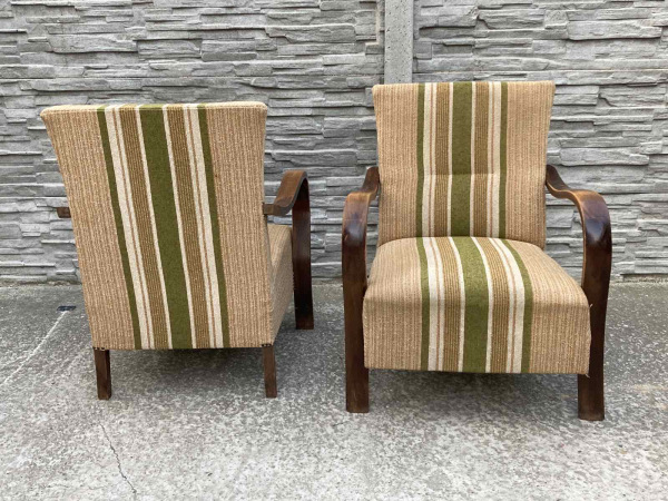 F058 - kreslá v štýle art deco - Cena 90€ / ks. 2