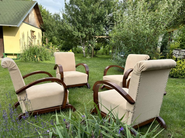 F102 - Štýtové Art DECO kreslá - Cena 400€ / kus