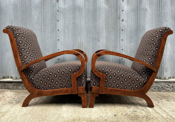 F198 - Dobová Art DECO Sedacia súprava - Cena 2.500€ 3