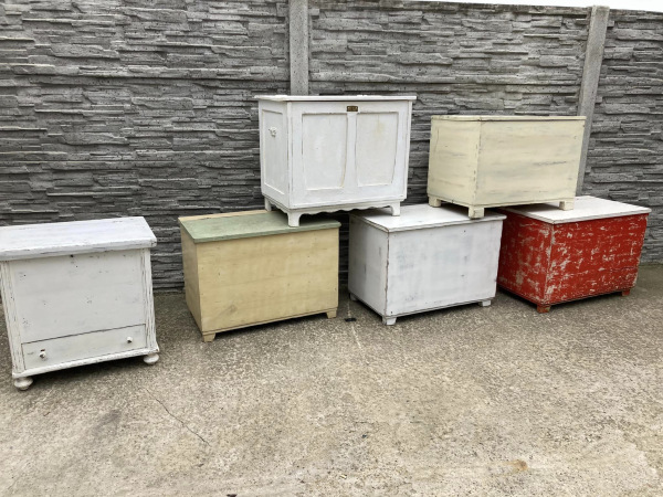 B07 - Vintage truhlice s patinou - Cena 55€/kus