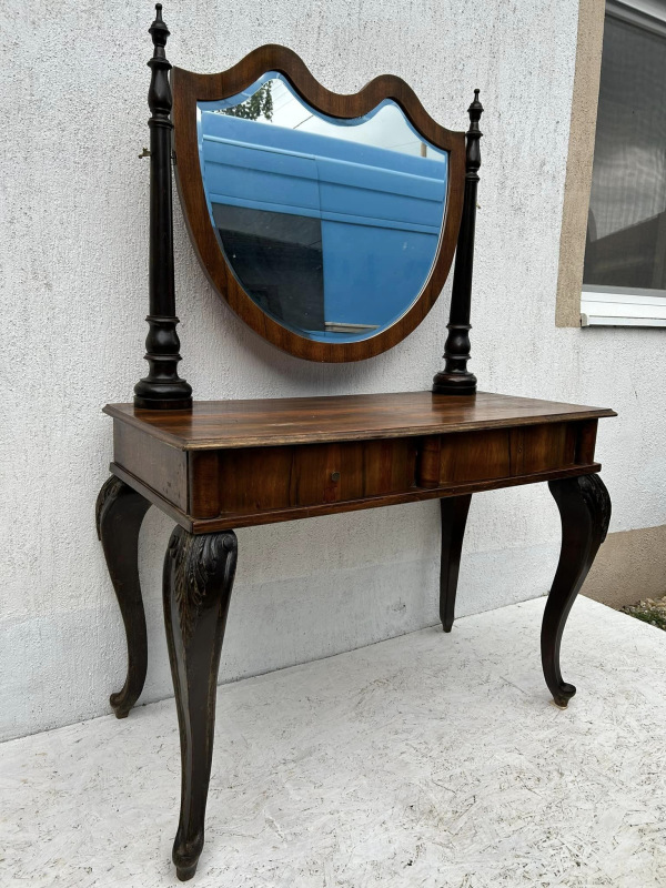 Konzolový toaletný stolík so zrkadlom - Cena 290 € 5