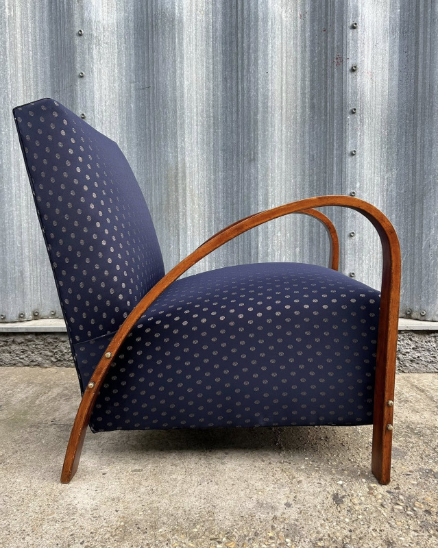 F209 - Ikonické Art DECO kreslá - Cena za pár 1.400€ 5