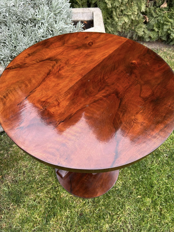 S45 -Dizajnový Art DECO stolík Zreštaurovaný - Cena 590€ 4