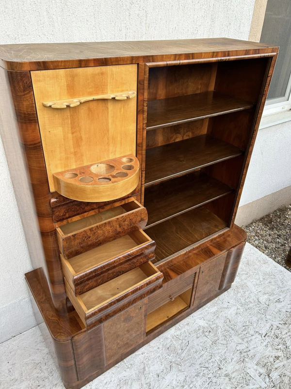 České art DECO Kabinet / sekretár / bar + malý príborník - Cena spolu 1440€. 9