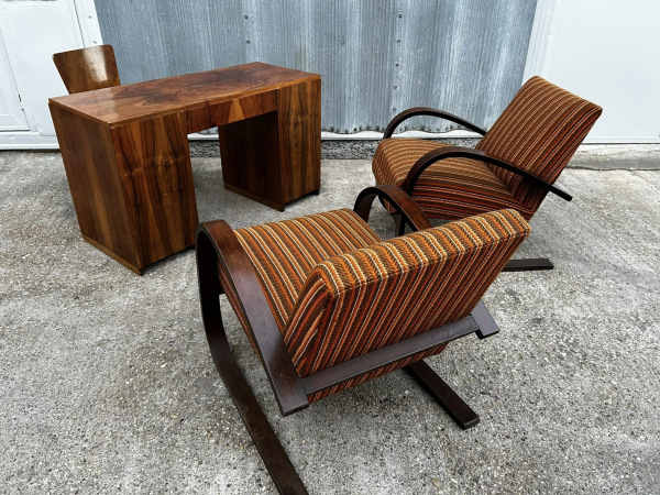 PSC06 - Pisací stôl Art DECO v štýle J. Halabalu. - Cena 950€ 9