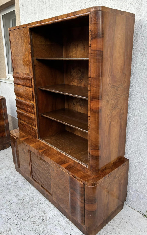 České art DECO Kabinet / sekretár / bar + malý príborník - Cena spolu 1440€. 5
