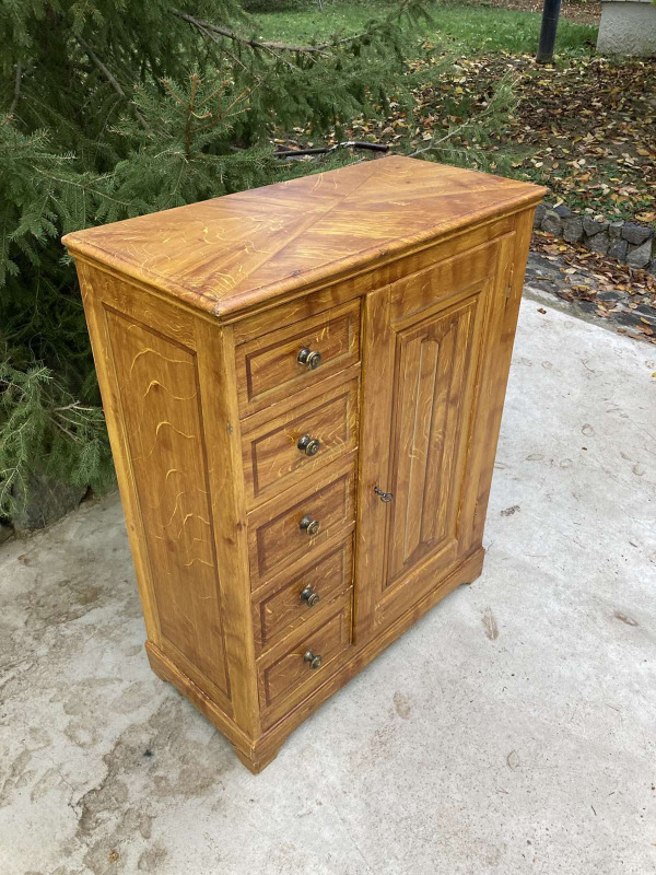 PS08 - Dobová potravinová skrinka / chlebník - Cena 420€ 2