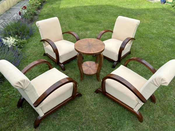 F102 - Štýtové Art DECO kreslá - Cena 400€ / kus 8