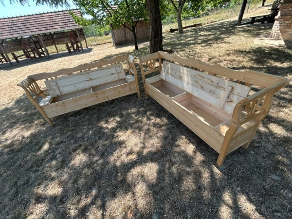 L52 - Vidiecke lavice / šafárne, s odkladacím priestorom - Cena 450 € 3