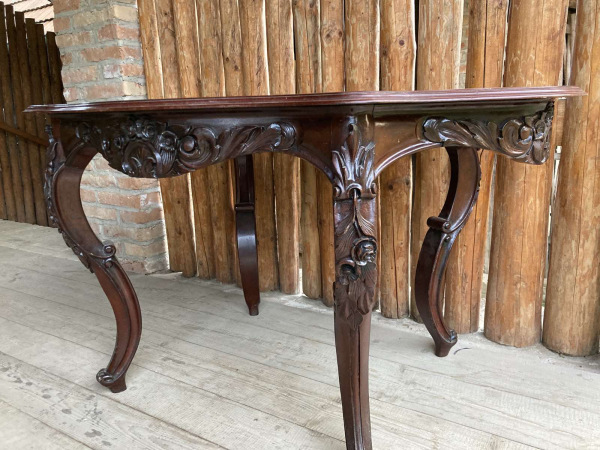 Neobarokový stôl, vyrezávaný - Cena 390€ 1