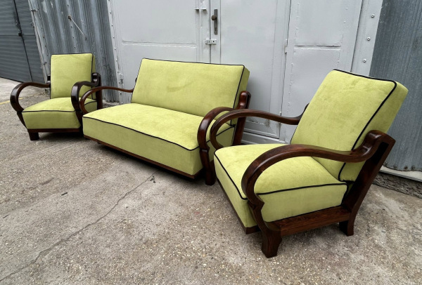F216 - Art DECO sedacia súprava - Cena 2.400 € 9