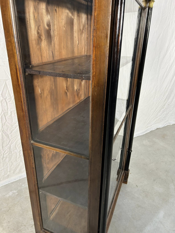 Starožitná “dobová” plnostĺpová vitrína Biedermeier - Cena 690 € 4