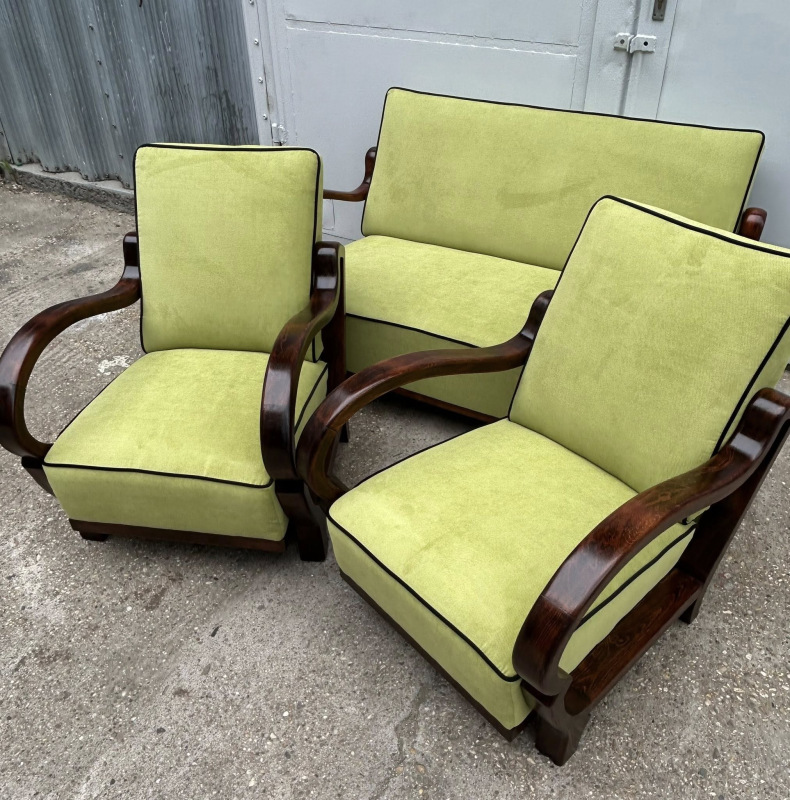 F216 - Art DECO sedacia súprava - Cena 2.400 € 7