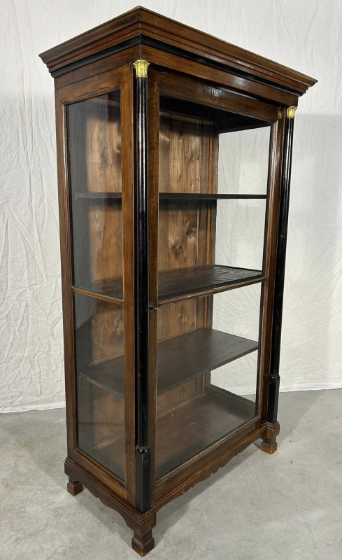 Starožitná “dobová” plnostĺpová vitrína Biedermeier - Cena 690 € 2