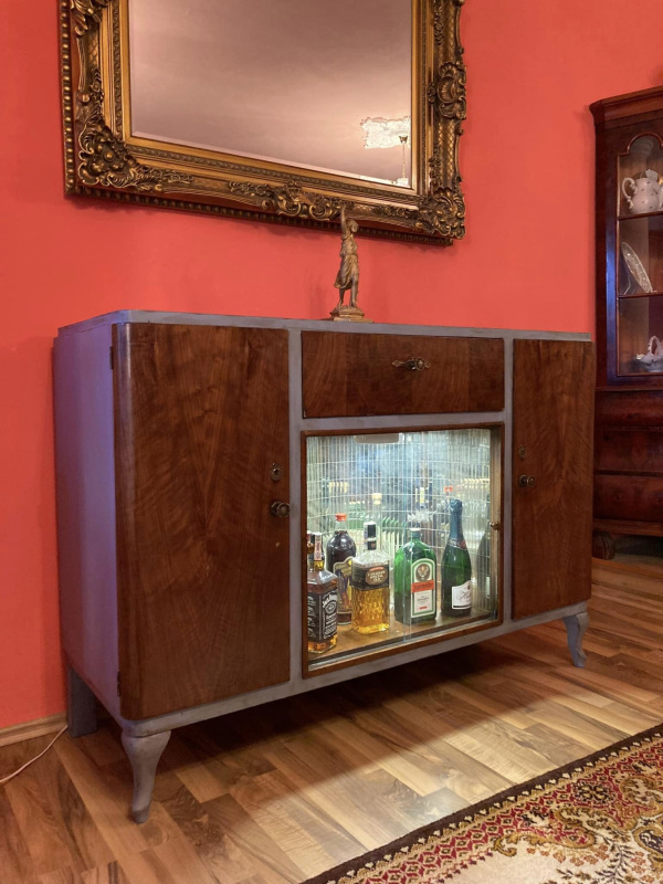 VIN04 - dizajnová vinotéka (Alkoholový bar) s osvetlením. - Cena 390€ 4