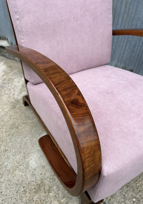 F197 - Art DECO kreslá zrenovované - Cena za pár 1.600€ 7