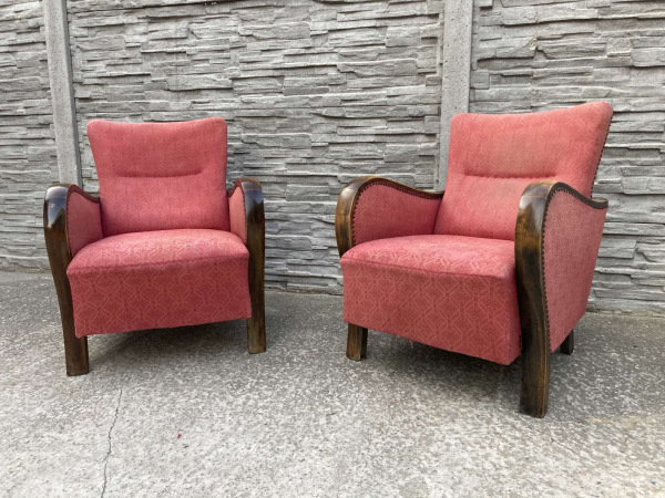 F059 - kreslá v štýle art deco - Cena 85€ / ks.