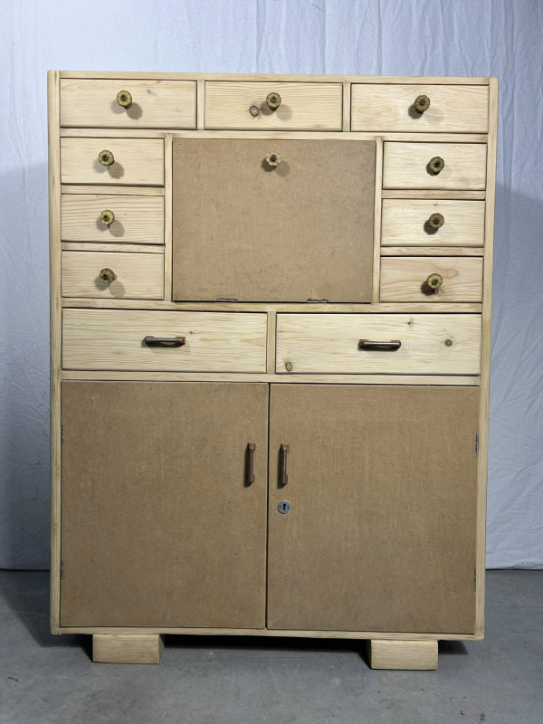 K95 - vintage kredenc / skrinka / potravinová skrinka so šuflíkmi - Cena 390€ 5