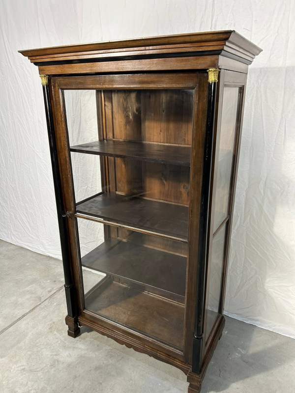 Starožitná “dobová” plnostĺpová vitrína Biedermeier - Cena 690 € 1