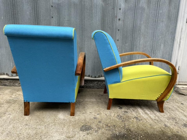 F101 - Art DECO kreslá (veľké “C-čka) - Cena 490/ks 5