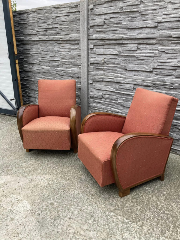 F014 - kreslá v štýle art deco - Cena 130€/ks. 1