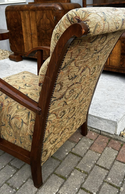 F132 - Art DECO kreslá Lajos KOZMA - Cena 800€ / pár 5