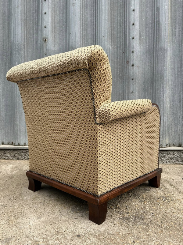F183 - Art deco veľké klubové kreslo 1 kus - Cena 400€ 1