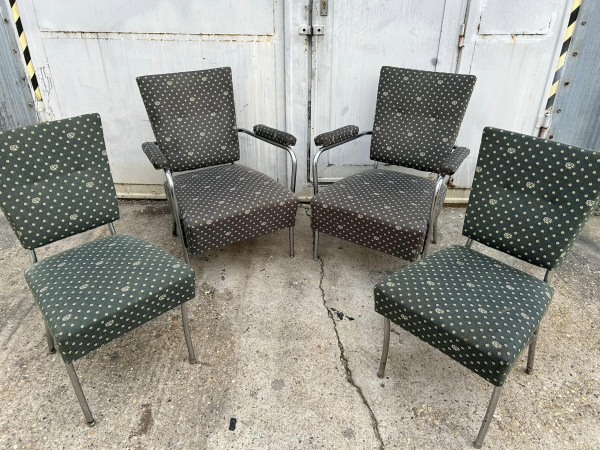 F109 - Funkcionalistické / bauhaus sedenie - Cena za komplet 300€ 2