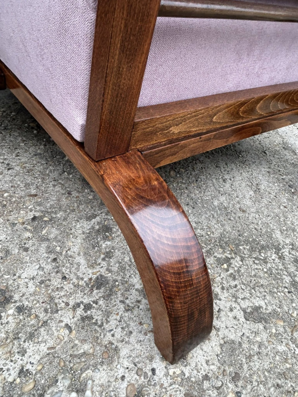 F197 - Art DECO kreslá zrenovované - Cena za pár 1.600€ 8