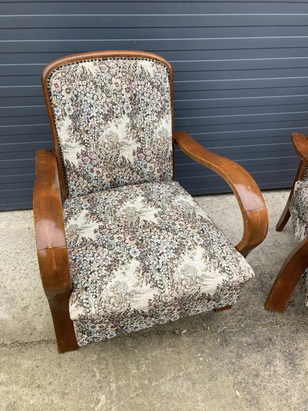 F015 - kreslá v štýle art deco - Cena 125€/ks. 2