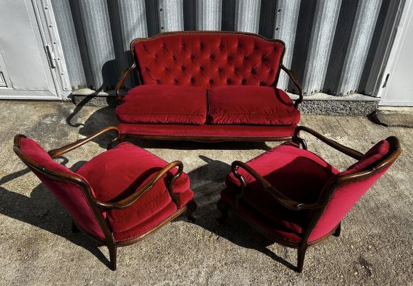 Starožitná Neobaroková sedacia súprava (dámska) - Cena 880€ 8