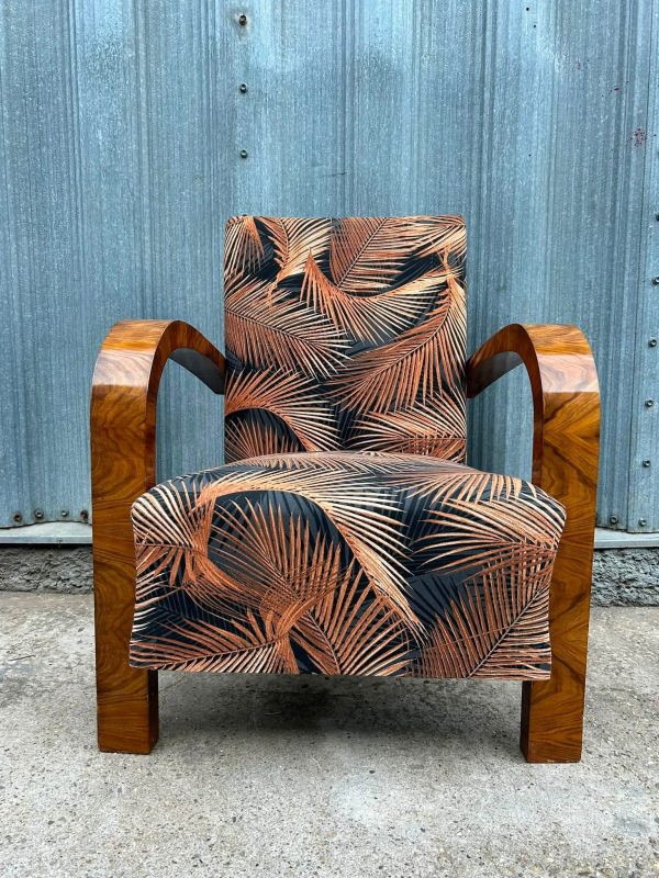 F222 - Luxusné Art DECO kreslo - cena 1200 € 2
