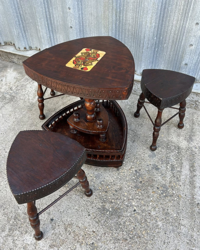 Kartársky stôl / set. - Cena 390€ 4