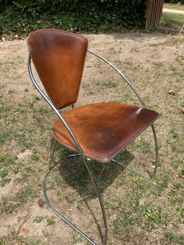 Dizajnové stoličky Linda Chair od talianskeho výrobcu ARRBEN - 1980s Italy. - 190€ / kus 5