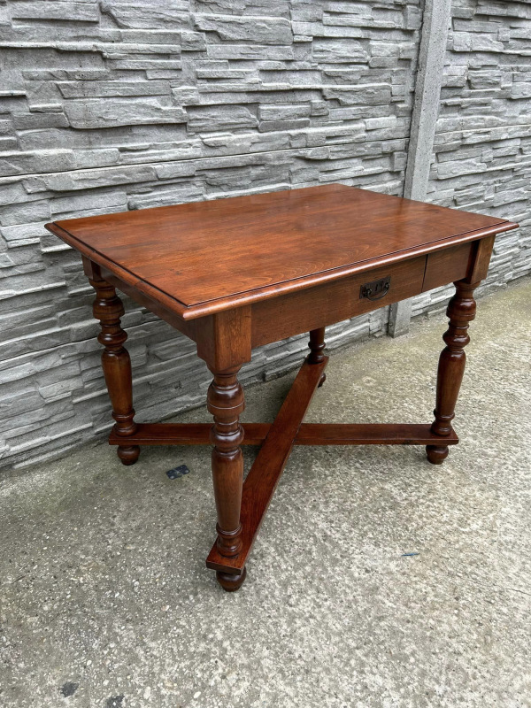 ST27 -Vidiecký stôl z tvrdého dreva v zreštaurovanom stave. - Cena 190€ 3