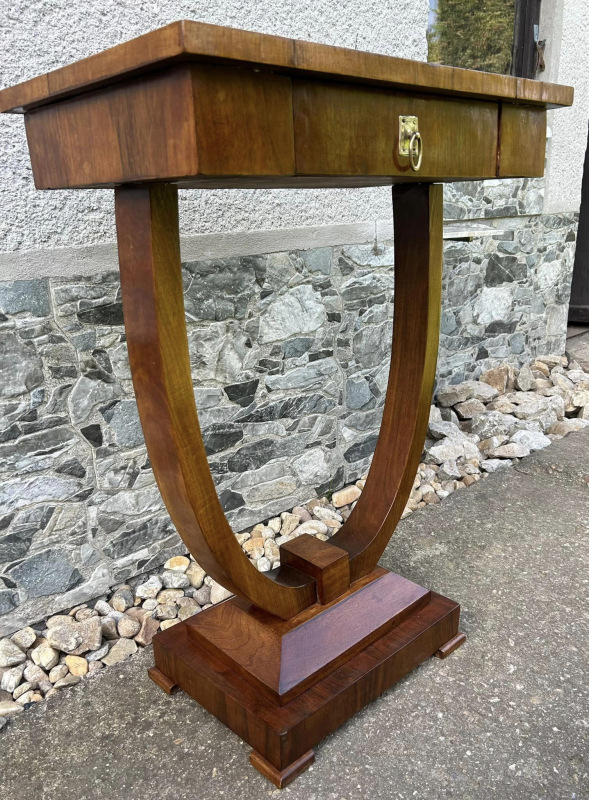 S39 - Konzolový Art DECO stolík zreštaurovaný - Cena 490€ 3