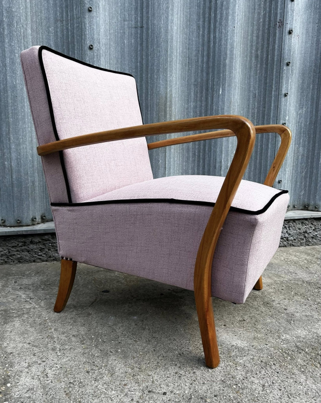 F146 - Art DECO kreslo solitér (1 kus) - Cena 290€ 5