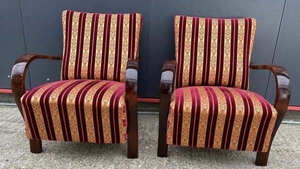 F100 - kreslá v štýle Art DECO vo farbe / golden / - Cena 290€ / ks 6