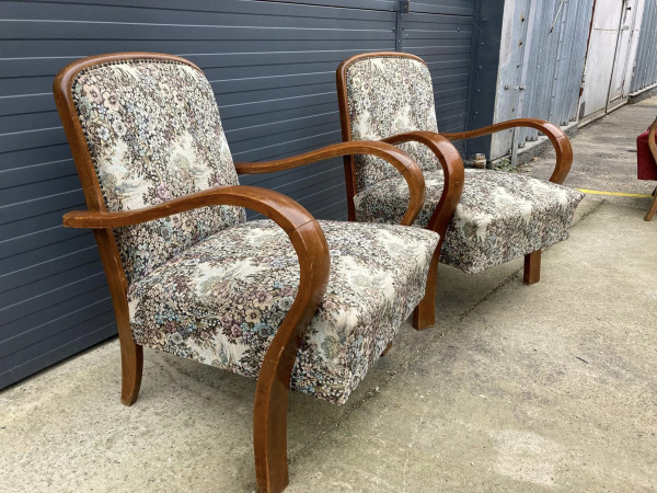 F015 - kreslá v štýle art deco - Cena 125€/ks. 1