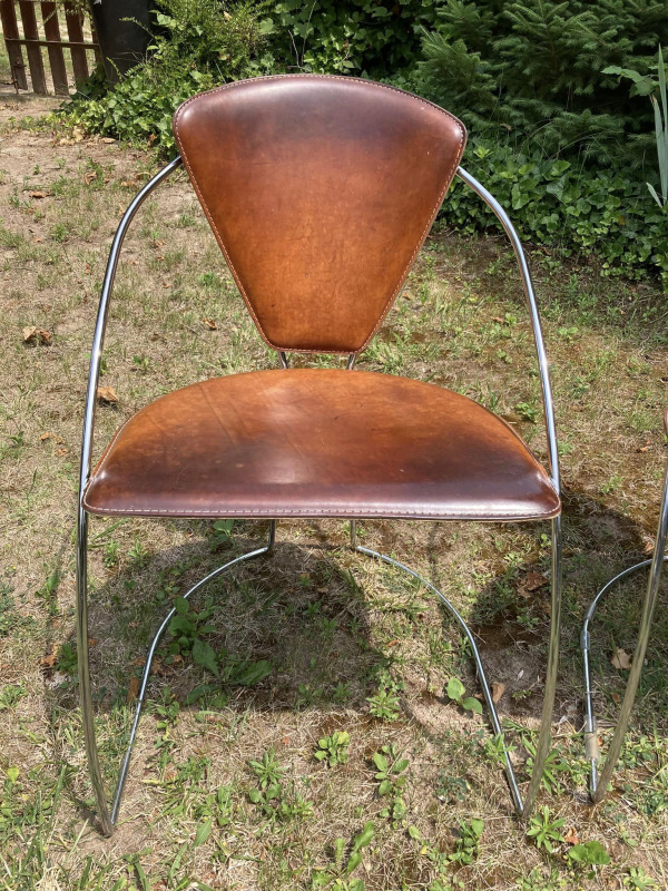 Dizajnové stoličky Linda Chair od talianskeho výrobcu ARRBEN - 1980s Italy. - 190€ / kus