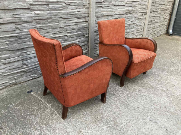 F061 - kreslá v štýle art deco - Cena 135€ / ks. 2