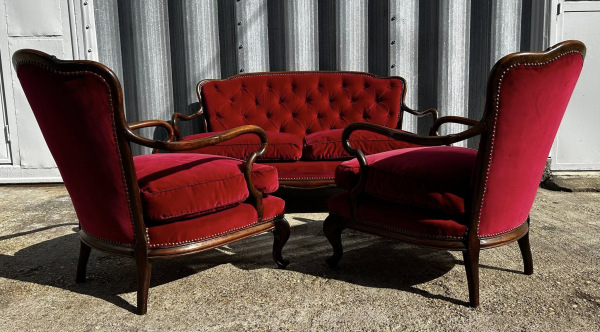 Starožitná Neobaroková sedacia súprava (dámska) - Cena 880€ 1