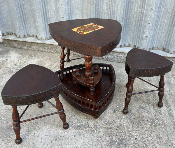 Kartársky stôl / set. - Cena 390€