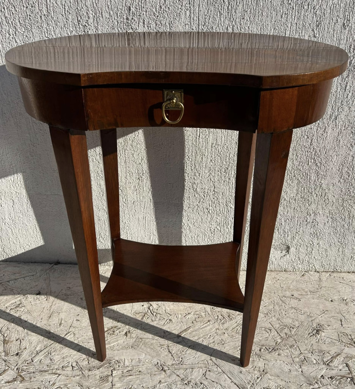 Biedermeier stolík v tvare ladvinky - Cena 390€ 5