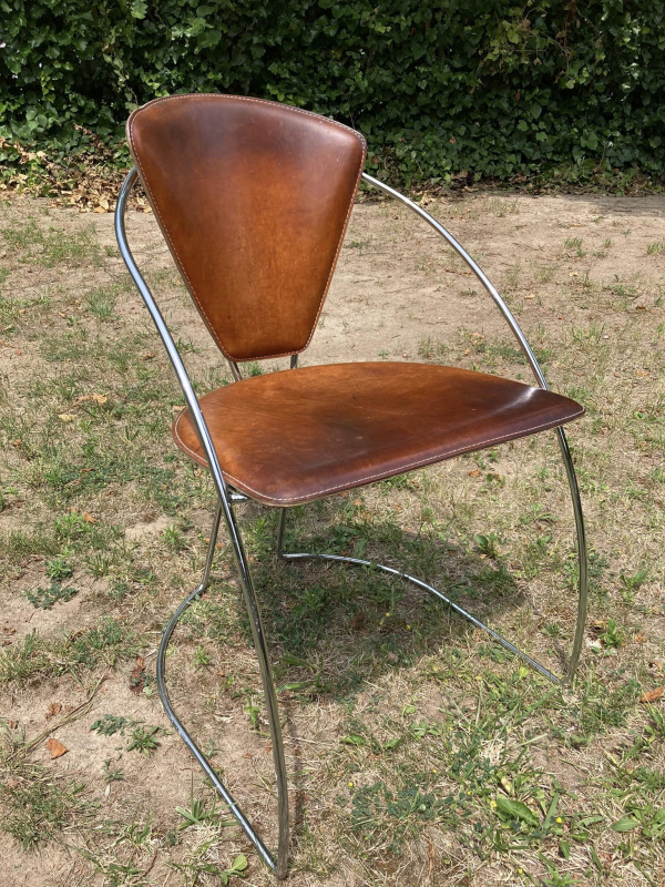 Dizajnové stoličky Linda Chair od talianskeho výrobcu ARRBEN - 1980s Italy. - 190€ / kus 2