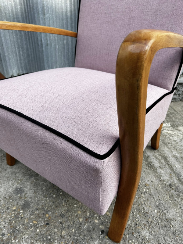 F146 - Art DECO kreslo solitér (1 kus) - Cena 290€ 4